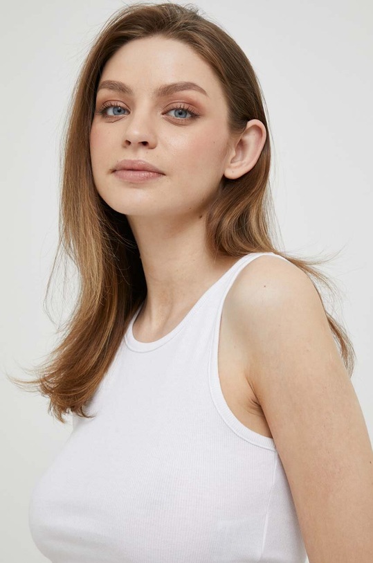 Top Pepe Jeans λευκό PL505578.800