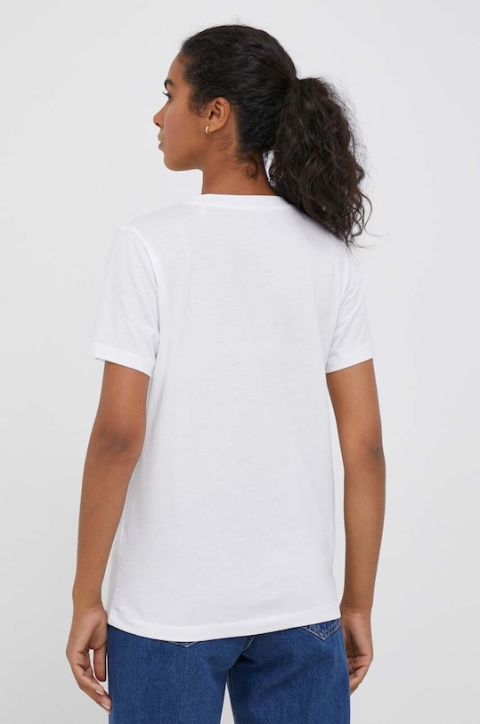 Odzież Pepe Jeans t-shirt PL505590.800 biały