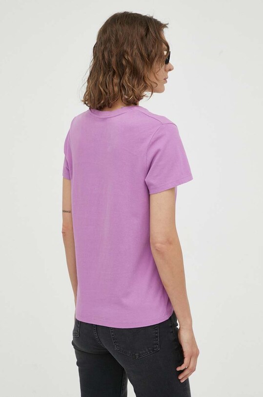 Odzież Levi's t-shirt bawełniany 39185.0247 fioletowy