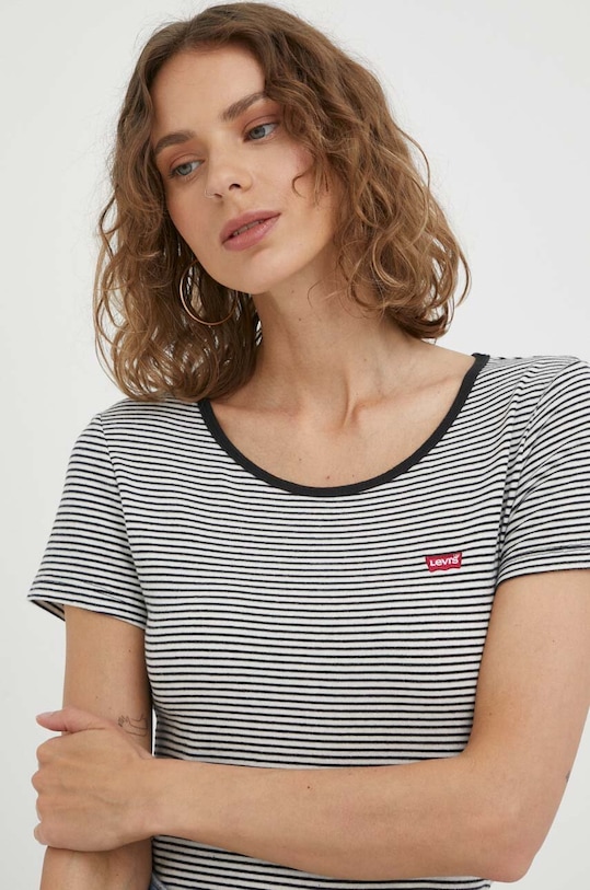 Levi's t-shirt 2-pack z elastanem multicolor 74856.0014