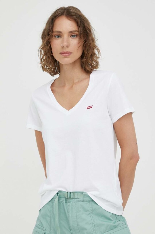 Bavlnené tričko Levi's 2-pak A3624.0000 viacfarebná AW23