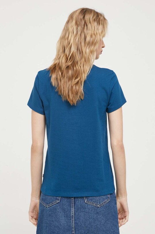 Odzież Levi's t-shirt bawełniany 17369.2296 turkusowy