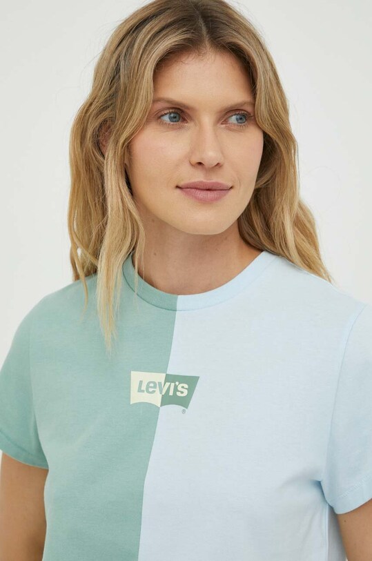 Levi's t-shirt bawełniany wzorzyste multicolor A6732.0000