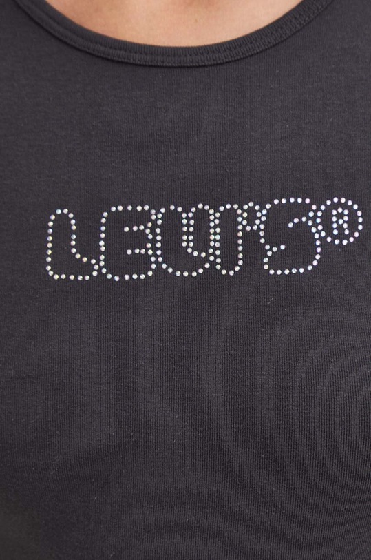 Βαμβακερό μπλουζάκι Levi's A6094.0001 γκρί