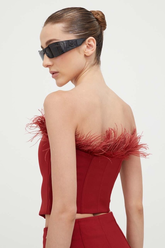 Одежда Топ Patrizia Pepe 8C0661.A6F5 бордо