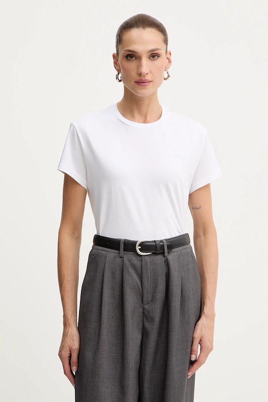 Patrizia Pepe t-shirt bawełniany bawełna biały 8M1543.J111