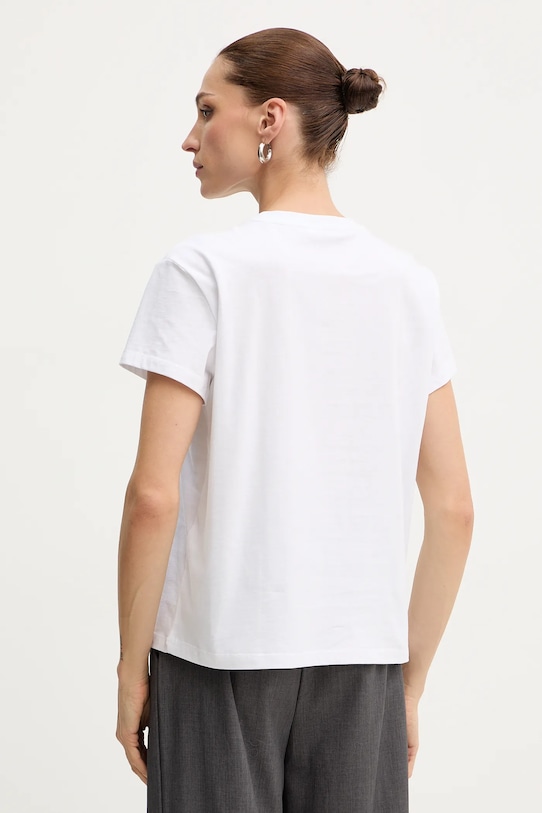 Odzież Patrizia Pepe t-shirt bawełniany 8M1543.J111 biały