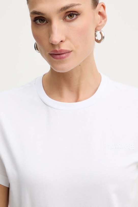 Patrizia Pepe t-shirt bawełniany biały 8M1543.J111