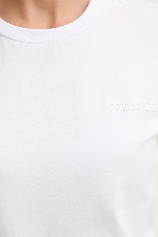 Patrizia Pepe t-shirt bawełniany 8M1543.J111 biały