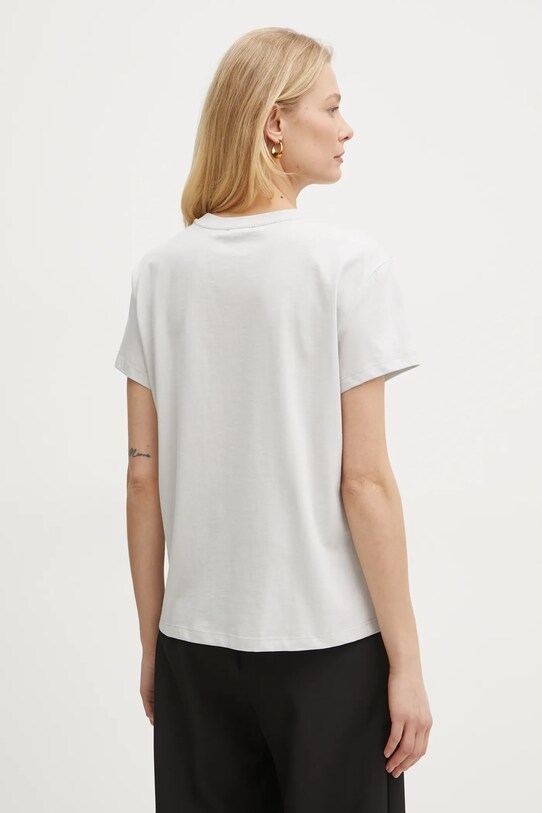 Îmbrăcăminte Patrizia Pepe tricou din bumbac 8M1543.J111 gri