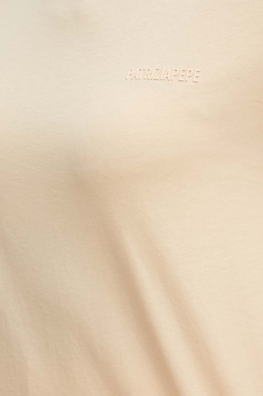 Patrizia Pepe t-shirt bawełniany 8M1543.J111 beżowy