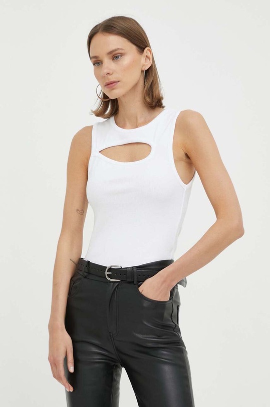Remain top z elastanem biały 500622400
