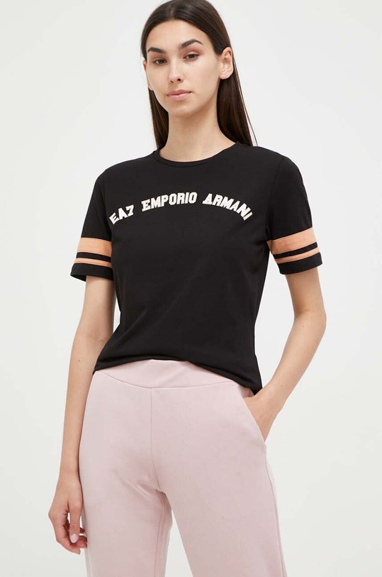 EA7 Emporio Armani t-shirt fekete 6RTT33.TJPYZ