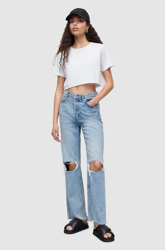 AllSaints t-shirt bawełniany SOPH TEE WM208Y biały