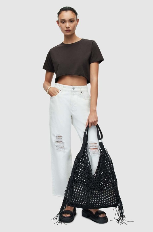AllSaints t-shirt bawełniany SOPH TEE WM208Y czarny