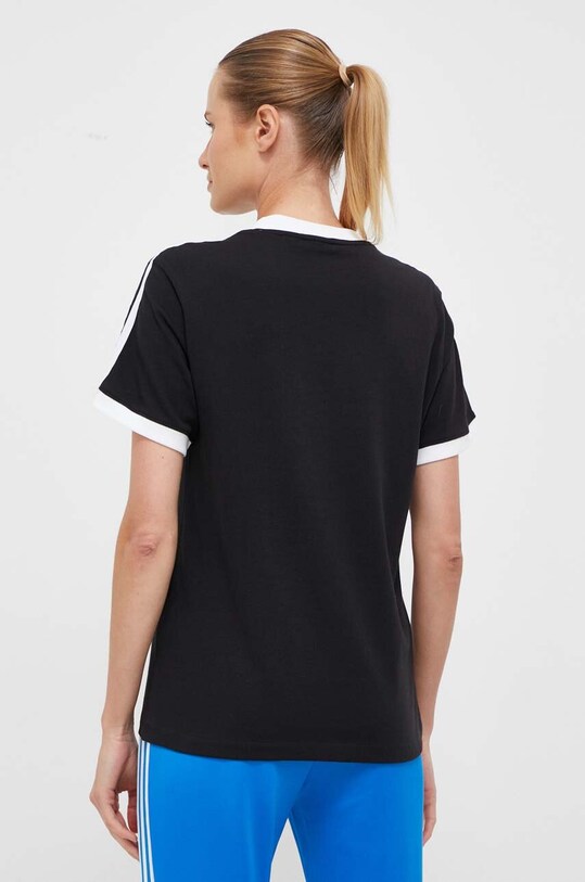 Ρούχα Βαμβακερό μπλουζάκι adidas Originals IK4049 μαύρο