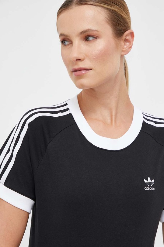 adidas Originals t-shirt bawełniany aplikacja czarny IK4051