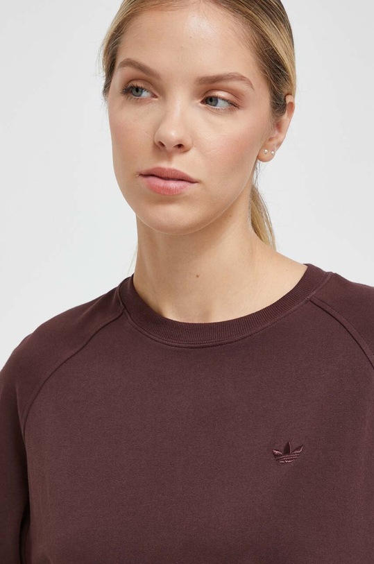 adidas Originals t-shirt brązowy IK5766