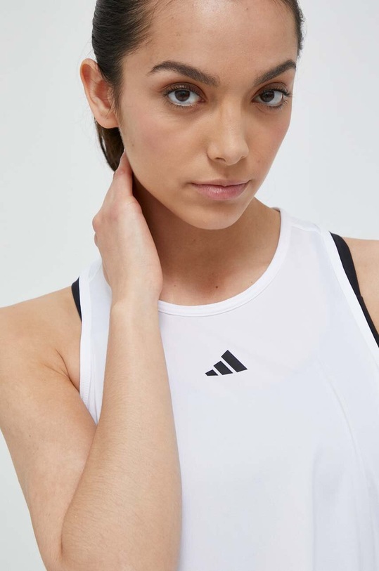 adidas Performance top treningowy Hyperglam biały IK9581