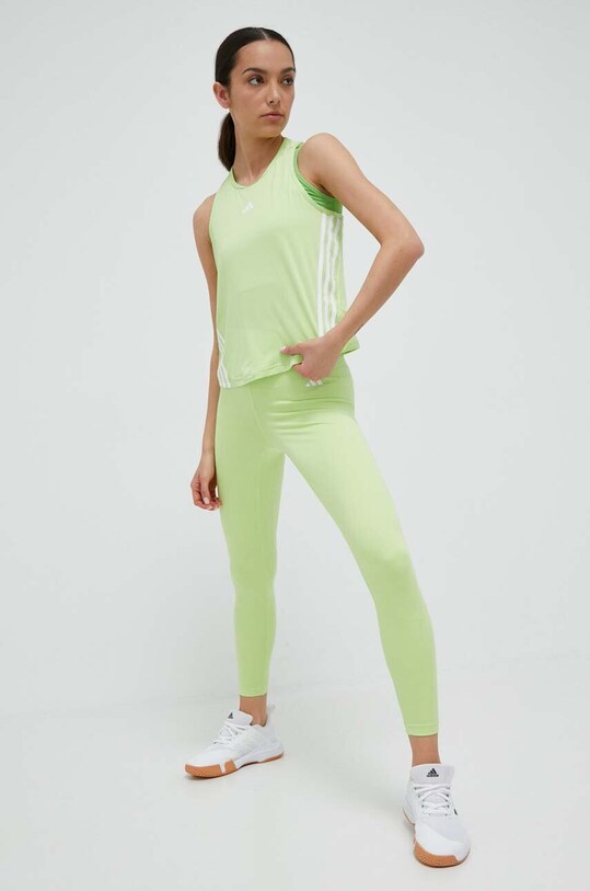 adidas Performance top de antrenament Hyperglam IK9584 verde AW23
