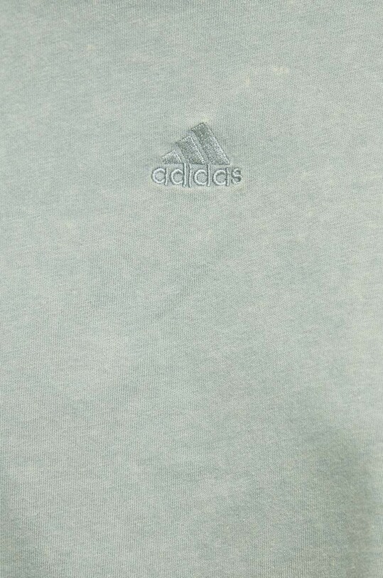 Хлопковая футболка adidas IL3265 зелёный