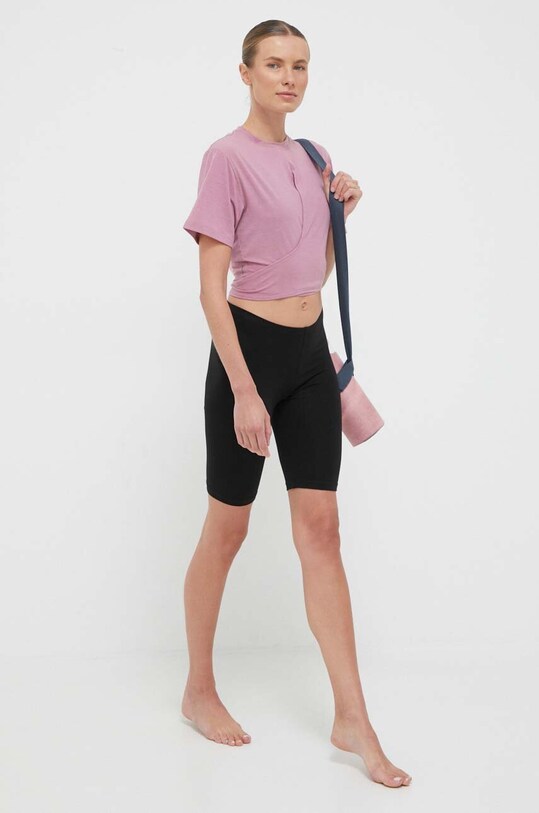 adidas Performance tricou yoga Studio IL3964 roz AW23