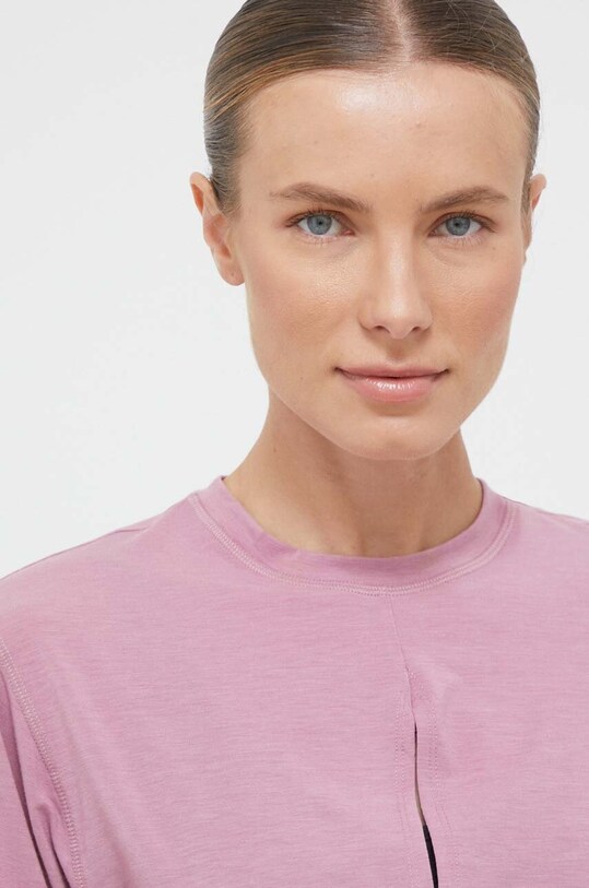 adidas Performance tricou yoga Studio roz IL3964