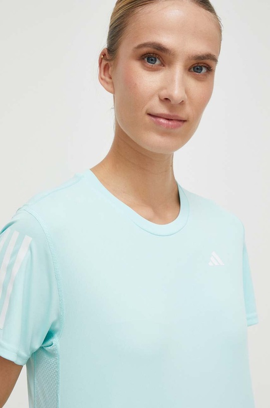 adidas Performance t-shirt do biegania Own the Run turkusowy IL4131