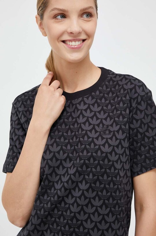 Bavlnené tričko adidas Originals čierna II3180