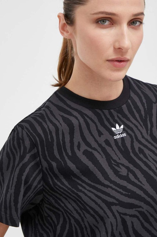 Βαμβακερό μπλουζάκι adidas Originals βαμβάκι μαύρο II5869