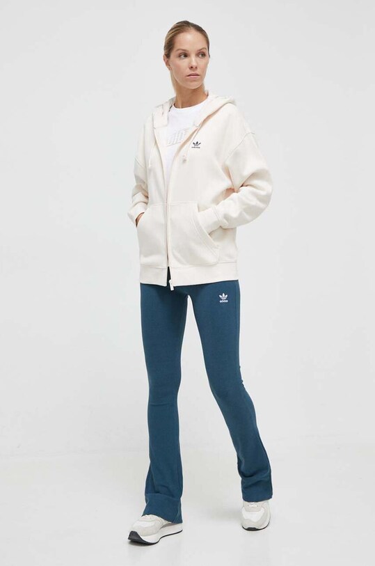 Хлопковая футболка adidas II6078 белый AW23
