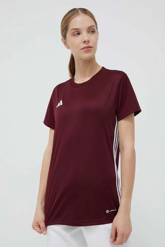 adidas Performance tricou de antrenament Tabela 23 imprimeu burgundia IB4930