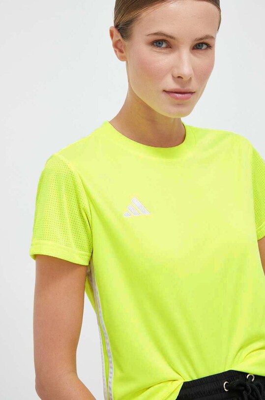 adidas Performance tricou de antrenament Tabela 23 imprimeu galben IB4932