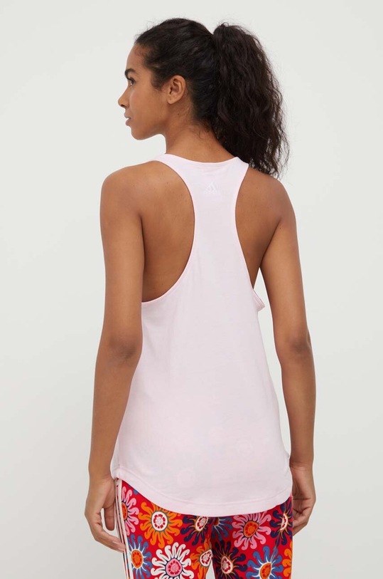 Oblečení Bavlněný top adidas IC4441 růžová