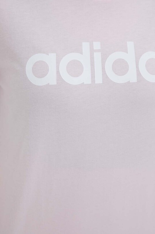 adidas t-shirt bawełniany GL0771 różowy