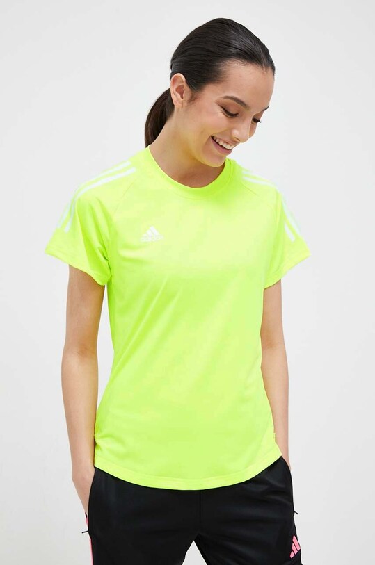 adidas Performance tricou de antrenament Hilo verde HR6097