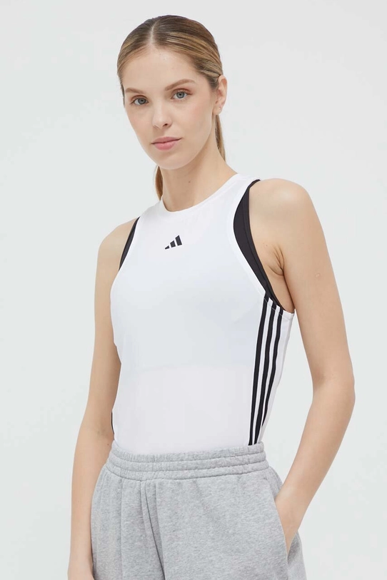 adidas Performance top treningowy Train Essentials aplikacja biały HT9514