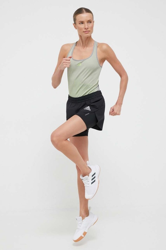 adidas Performance top treningowy HY3855 zielony AW23