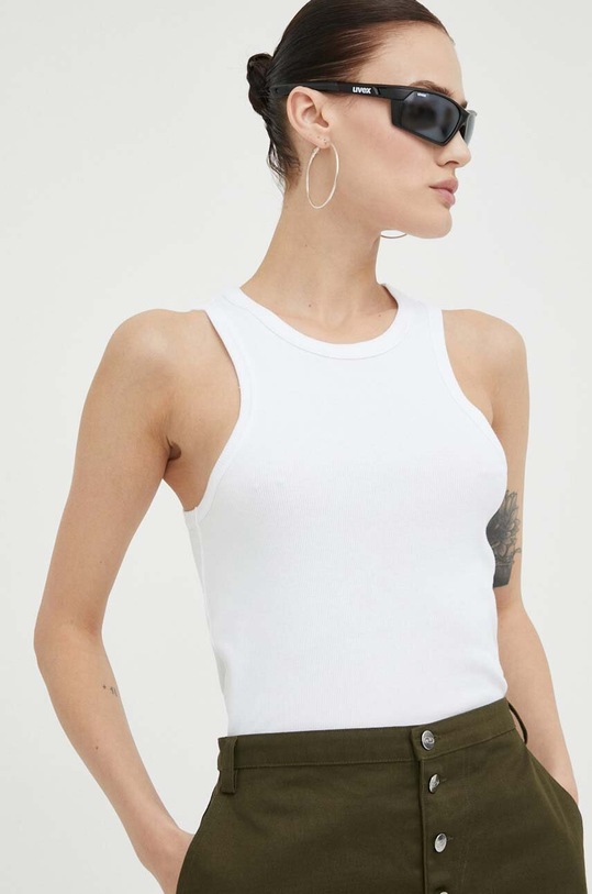 Day Birger et Mikkelsen top z elastanem biały DAY65242580