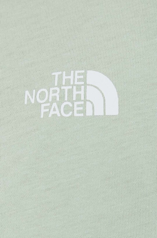 The North Face t-shirt bawełniany zielony NF0A4T1AI0G1