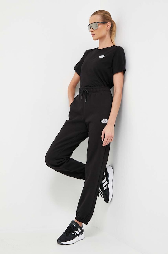 The North Face t-shirt NF0A86XNKY41 czarny AW23