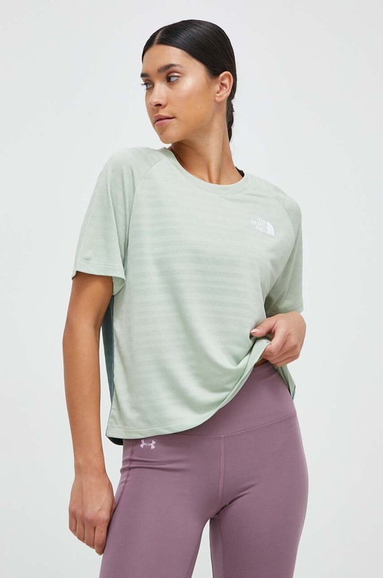Tréningové tričko The North Face potlač zelená NF0A856GOUN1