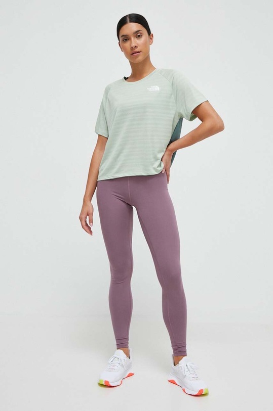Tréningové tričko The North Face NF0A856GOUN1 zelená AW23