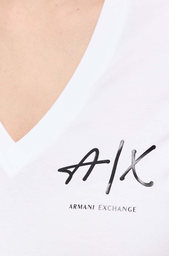 Armani Exchange t-shirt 6RYT06.YJC7Z biały