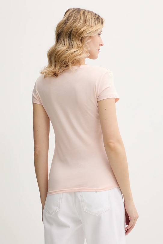 Odzież Armani Exchange t-shirt bawełniany 8NYT83.YJ16Z pomarańczowy