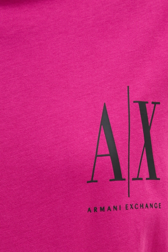 Armani Exchange t-shirt bawełniany różowy 8NYTFX.YJG3Z