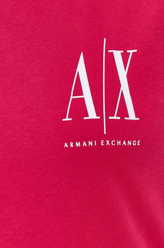 Armani Exchange t-shirt bawełniany 8NYTFX.YJG3Z fioletowy
