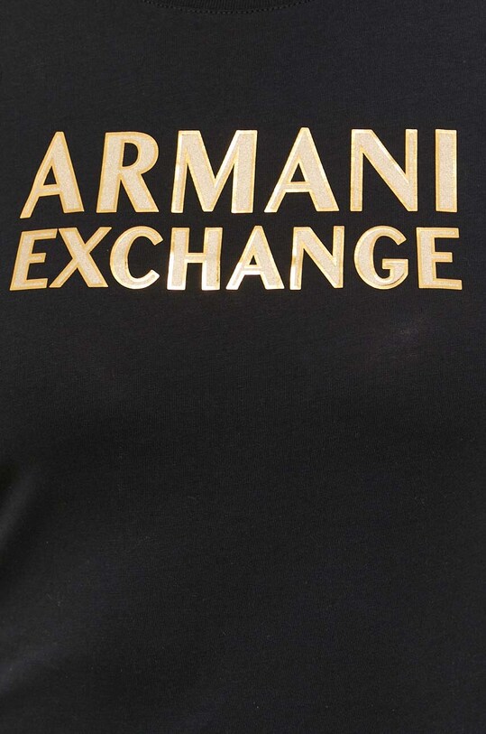 Armani Exchange t-shirt bawełniany 6RYT07.YJ8QZ czarny