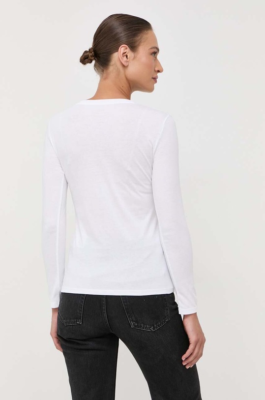 Odzież Armani Exchange longsleeve bawełniany 6RYT56.YJ8QZ biały