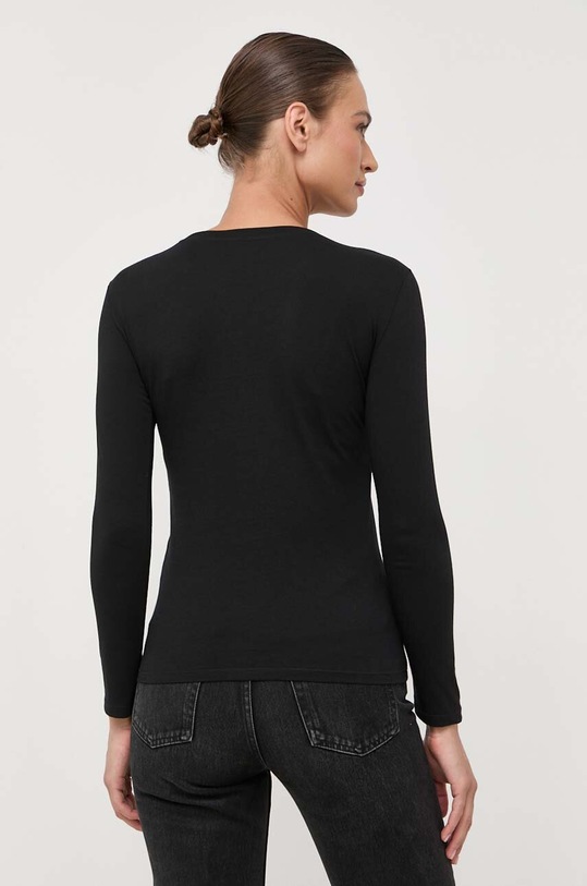 Odzież Armani Exchange longsleeve bawełniany 6RYT56.YJ8QZ czarny